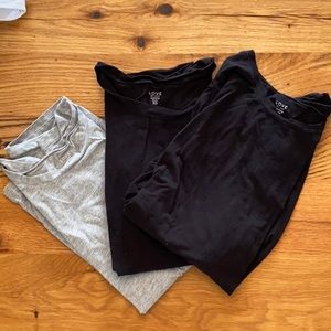 Three Gap maternity long sleeve crew neck t shirts